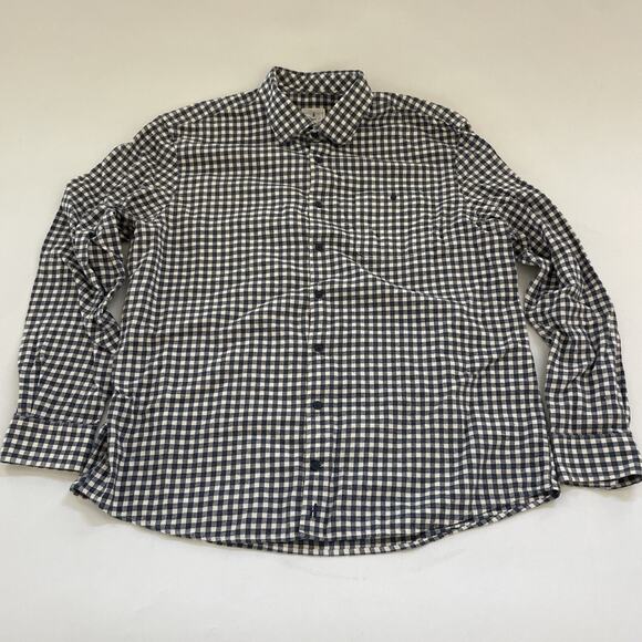 Johnnie-O Collared Shirt Men XL Plaid Surflannel Lightweight Surf Flannel Preppy - Picture 1 of 9